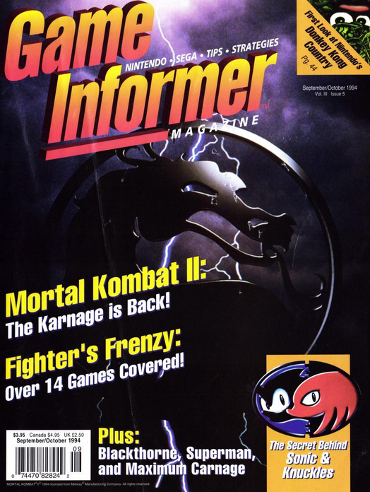 Source: Game Informer Issue 18 - September-October 1994; Internet Archive